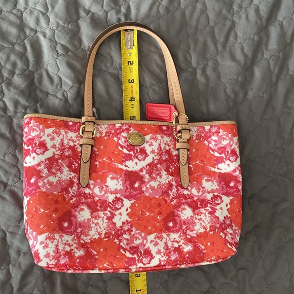 COACH PEYTON FLORAL PRINT TOP HANDLE TOTE - Picture 3 of 8